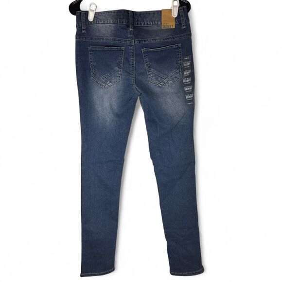 NWT Rue21 Low Rise Skinny Jeans Size 7/8 Long Stretch Denim Y2K Style - Picture 4 of 8